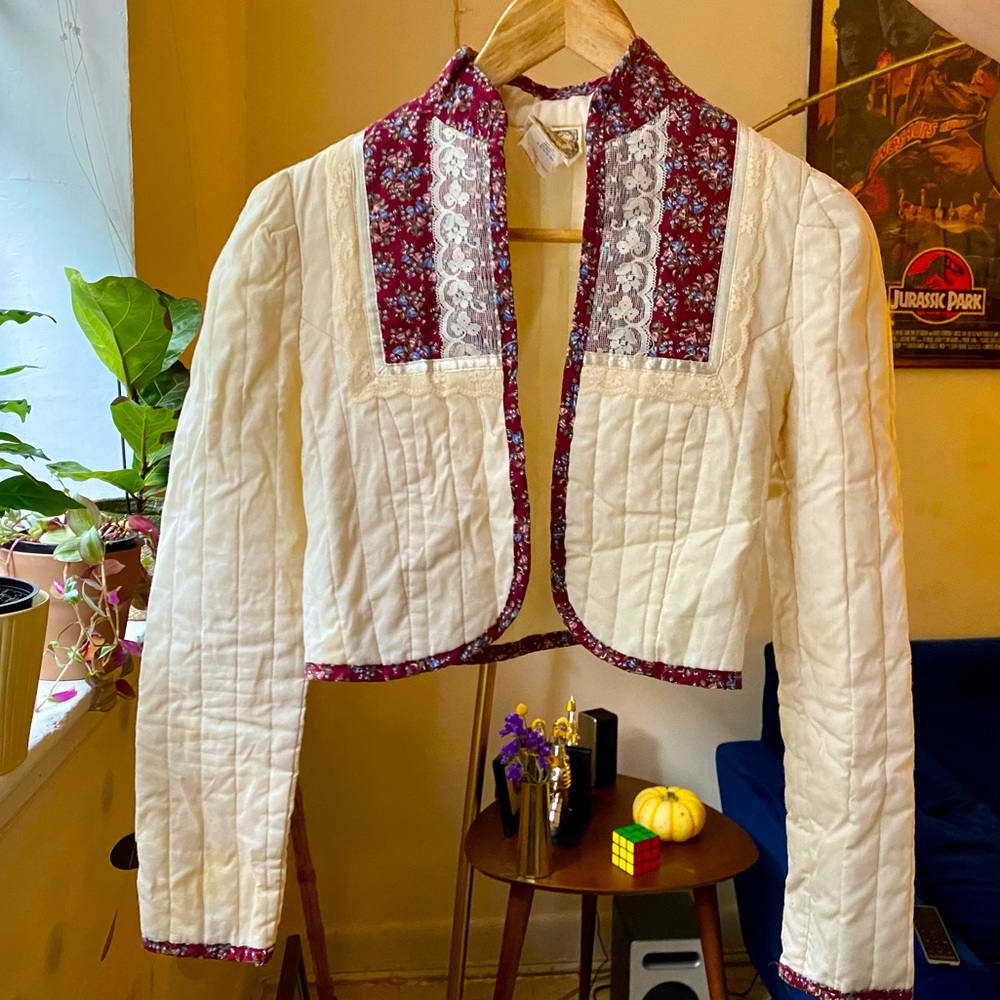 COPY - vintage ’70s Gunne Sax cotton prairie jacket
